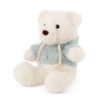 Slika Plišana igračka Bear with blue blouse 29 cm - White Amek 