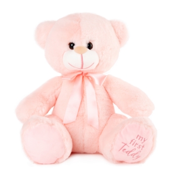 Slika Plišana igračka Medvjedić My First Teddy 30 cm - Roza Amek