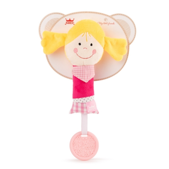 Slika Zvečka Girl 18 cm - Žuta Amek 