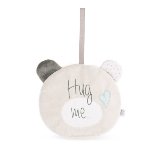 Slika Plišana igračka i vezica za dud Bear Hug Me 16 cm - Blue Amek 