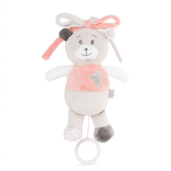 Slika Muzička igračka Bear 21 cm - Roza Amek 