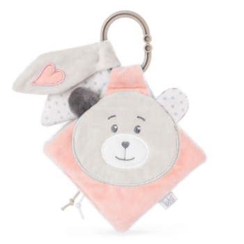 Slika Plišana igračka Bear Book 12x12 cm - Roza Amek 