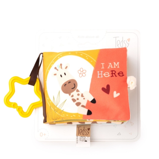 Slika Plišana igračka Giraffe Book 12x10 cm Amek 