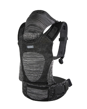 Slika Nosiljka Hoody Fly knit - Black Kikka Boo