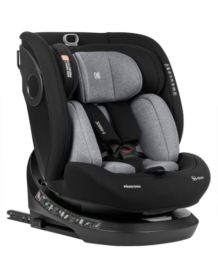 Slika Autosjedalica i-Hike i-Size, Grupa 0+, 1, 2, 3 (0-36 kg) (40-150 cm) - Light Grey Kikka Boo
