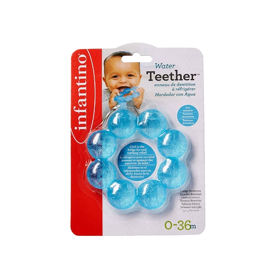 Slika Igračka grickalica Water Filled - Blue Infantino 