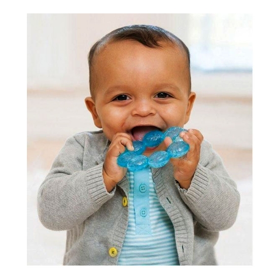 Slika Igračka grickalica Water Filled - Blue Infantino 