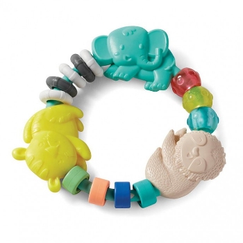 Slika Infantino igračka grickalica i zvečka Busy Beads Rattle and Teether