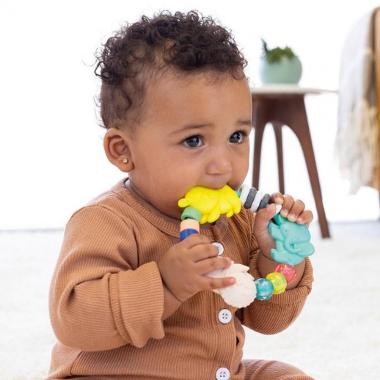 Slika Infantino igračka grickalica i zvečka Busy Beads Rattle and Teether