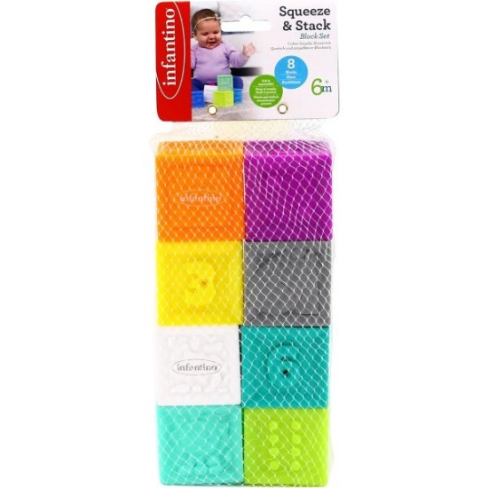 Slika Kocke Squeeze & Stack Block Infantino 