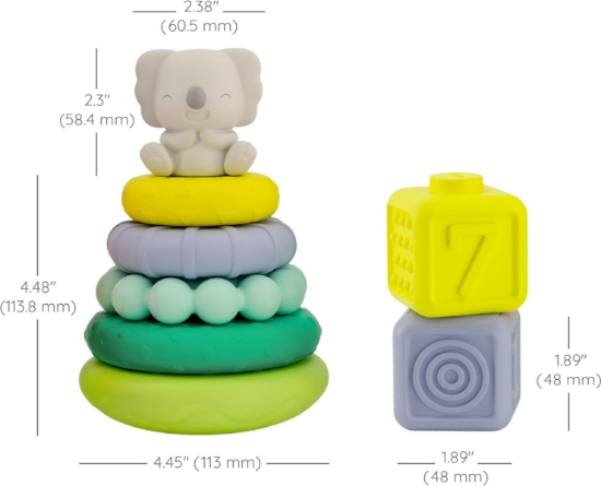 Slika Kocke Stackables Activity Playset Infantino 