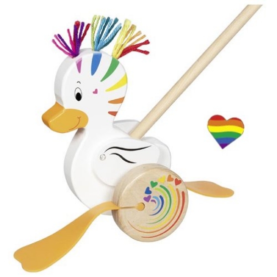 Slika Goki igračka push along - Duck Lou