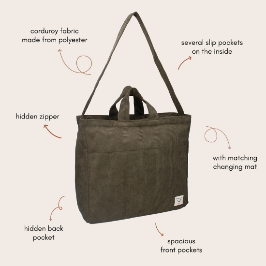Slika Torba Care Sofia Tenderness - Army Kidzroom 