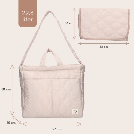 Slika Torba Care Sofia Loveable - Taupe Kidzroom 