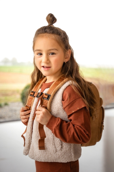 Slika Dječji ruksak Porto Beary Excited - Brown Kidzroom 