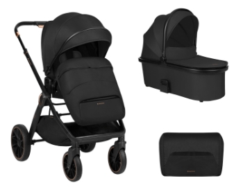 Slika Kolica 2u1 Tiffany + košara - Crna 2024 Kikka Boo 