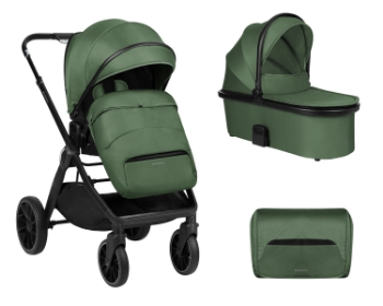 Prikažite detalje za Kolica 2u1 Tiffany + košara - Army Green 2024 Kikka Boo  Slika Kolica 2u1 Tiffany + košara - Army Green 2024 Kikka Boo