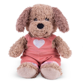 Slika Amek plišana igračka Pas sa kombinezonom 33 cm