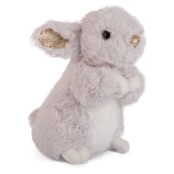 Slika Plišana igračka Zec sa sjajnim ušima 28 cm - Grey - Amek 