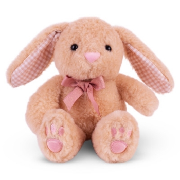 Slika Plišana igračka Zec sa vrpcom 20 cm - Beige - Amek 