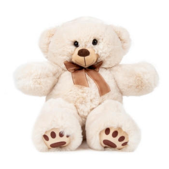 Slika Amek plišana igračka Medvjed sa vrpcom 35 cm - Beige