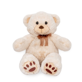 Slika Amek plišana igračka Medvjed sa vrpcom 60 cm - Beige