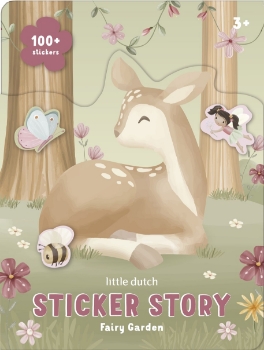 Slika Knjižica s naljepnicama Fairy Garden - Little Dutch