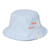 Slika Reverzibilni šeširić Stripes Ocean Blue 3 - Little Dutch