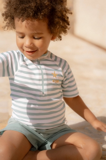 Slika Dječje kupaće gaćice Seashells Surf Blue 74/80 - Little Dutch