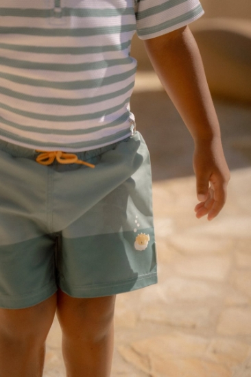 Slika Dječje kupaće gaćice Seashells Surf Blue 74/80 - Little Dutch