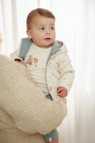 Slika Dvostrana jakna Stone Blue 74 - Little Dutch