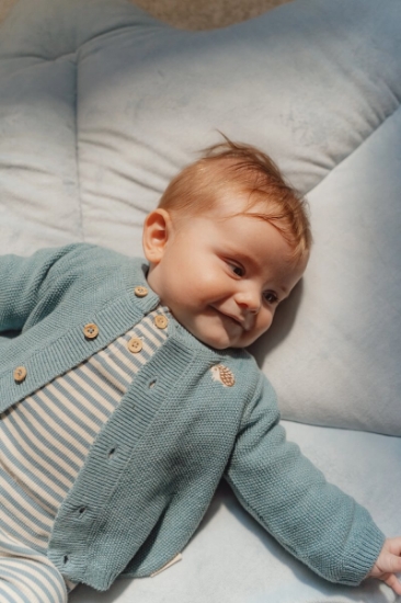 Slika Pleteni kardigan Baby Blue 74 - Little Dutch