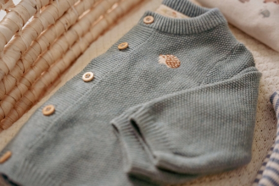 Slika Pleteni kardigan Baby Blue 74 - Little Dutch
