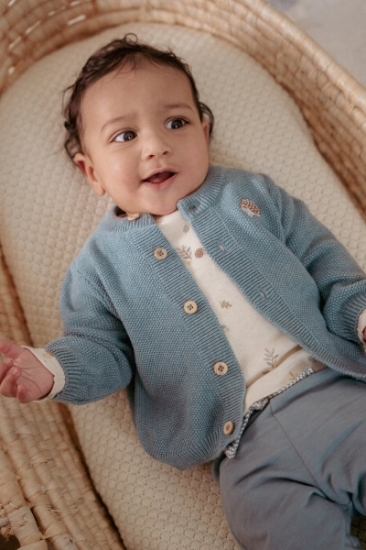 Slika Pleteni kardigan Baby Blue 74 - Little Dutch