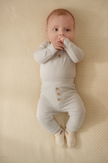 Slika Bodi sa dugim rukavima Baby Blue 74 - Little Dutch