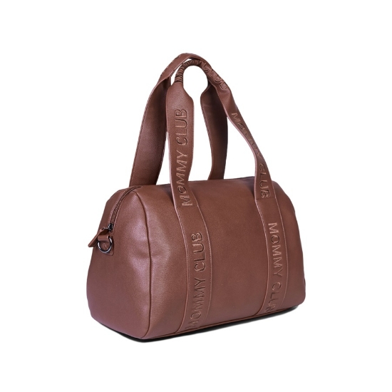 Slika Torba Mommy Club Signature Vegan Leather Dark Brown - Childhome