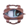 Slika Torba Mommy Club Signature Vegan Leather Dark Brown - Childhome