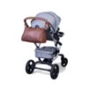 Slika Torba Mommy Club Signature Vegan Leather Dark Brown - Childhome