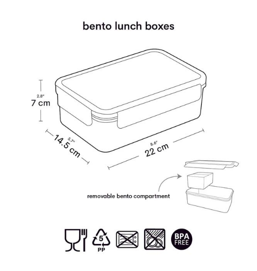Slika Kutija za užinu Bento, Pirates - A Little Lovely Company