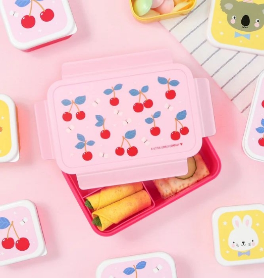 Slika Kutija za užinu Bento, Cherries - A Little Lovely Company