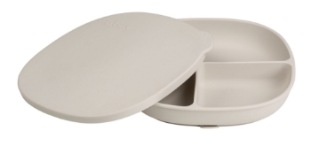 Slika Silikonski tanjur + poklopac Latte b.box 