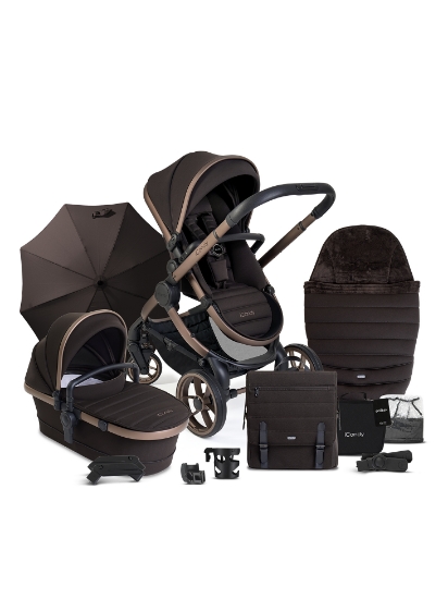 Slika Peach 7 kolica, Pecan Complete Bundle iCandy 