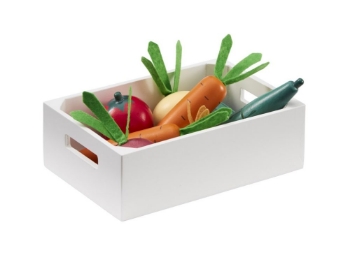 Slika Drveno povrće u sanduku KID'S HUB