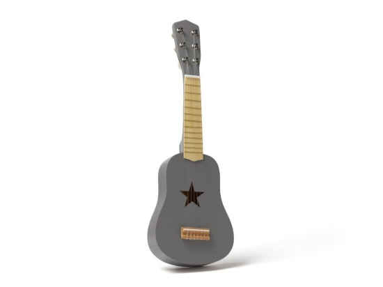 Slika Dječja drvena gitara – tamno siva