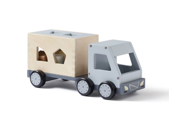 Slika Dječji drveni kamion za slaganje