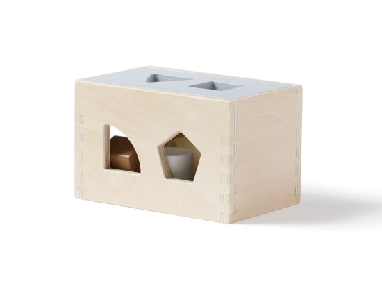 Slika Dječji drveni kamion za slaganje