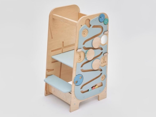 Slika Rastući edukativni toranj 5u1 – Play 75 cm (plavi)