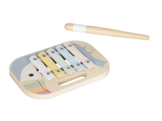 Slika Set dječjih glazbenih instrumenata u kutiji 4u1