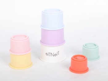 Slika Set sklopivih čaša za djecu - silikon