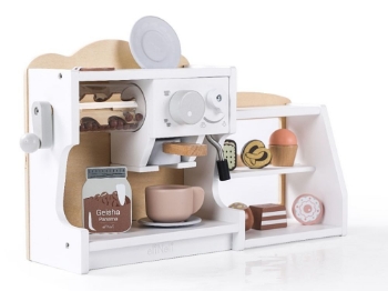 Prikažite detalje za Veliki drveni aparat za kavu i trgovinu 2u1 Slika Veliki drveni aparat za kavu i trgovinu 2u1